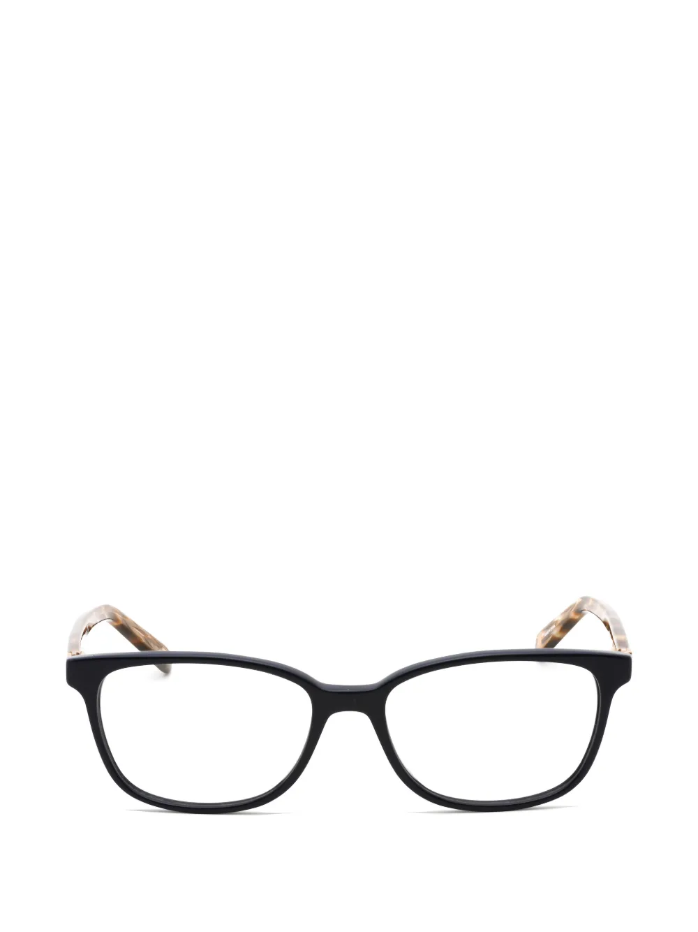 Liz Claiborne tortoiseshell-effect rectangle-frame glasses