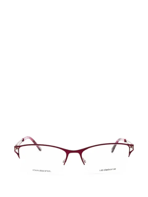 Liz Claiborne cat-eye half-rim glasses