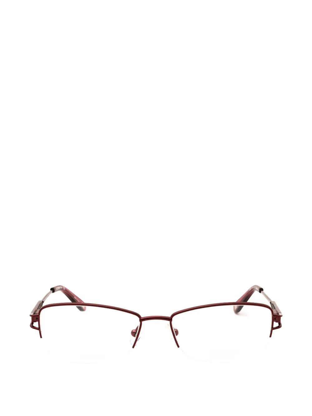 Liz Claiborne titanium rectangle-frame glasses