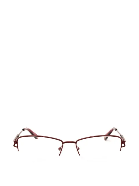 Liz Claiborne titanium rectangle-frame glasses