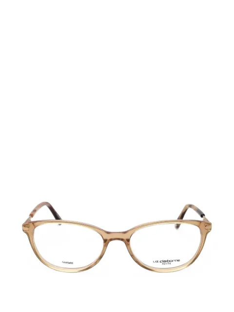 Liz Claiborne oval-frame glasses