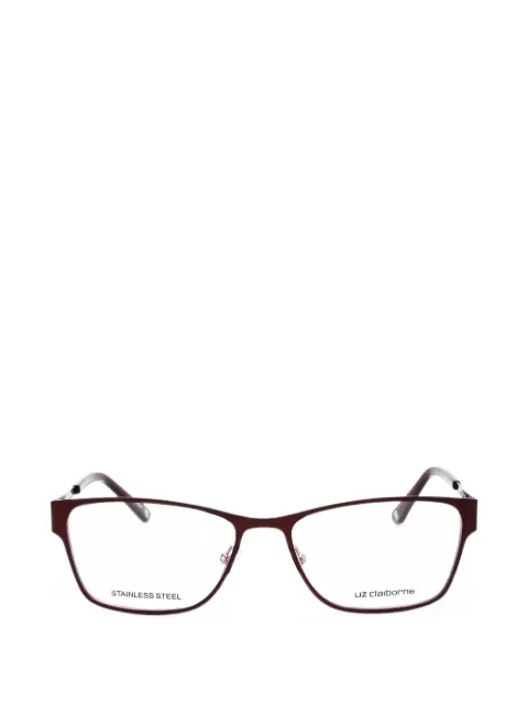 Liz Claiborne rectangle-frame glasses