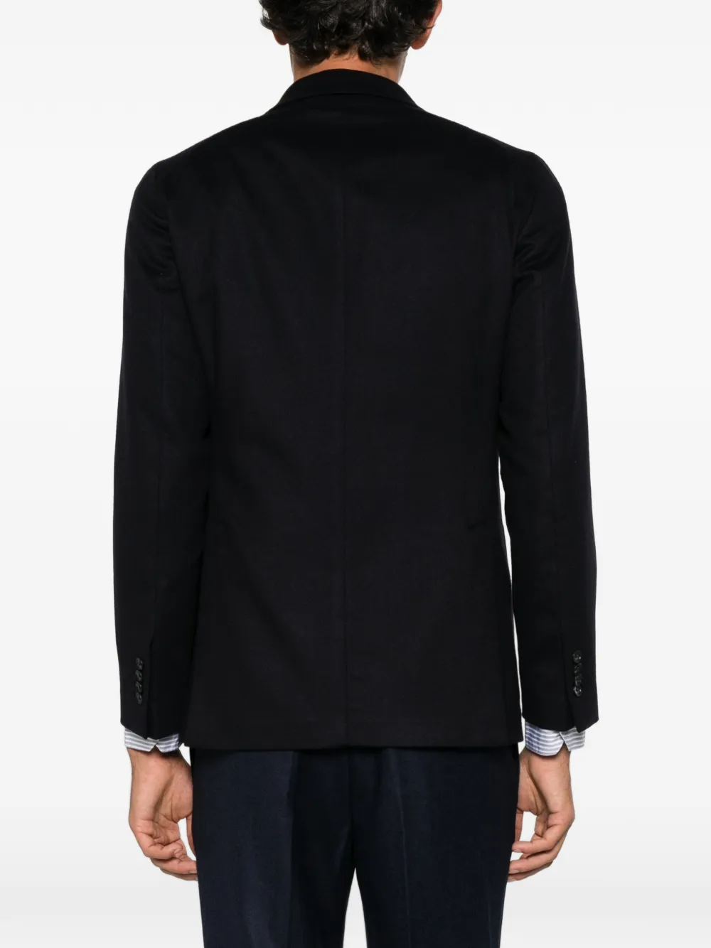 Tagliatore Blazer met dubbele rij knopen en puntige revers Blauw