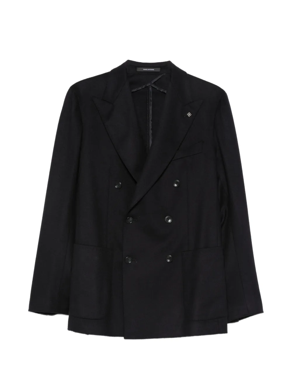 Tagliatore Blazer doppiopetto con revers a lancia - Blu