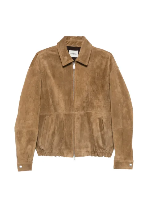 Arma Maddox suede zip-up jacket