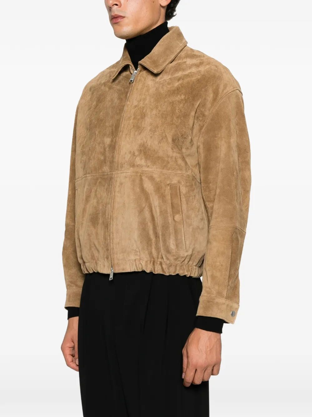 Arma Maddox suède jack met rits Beige