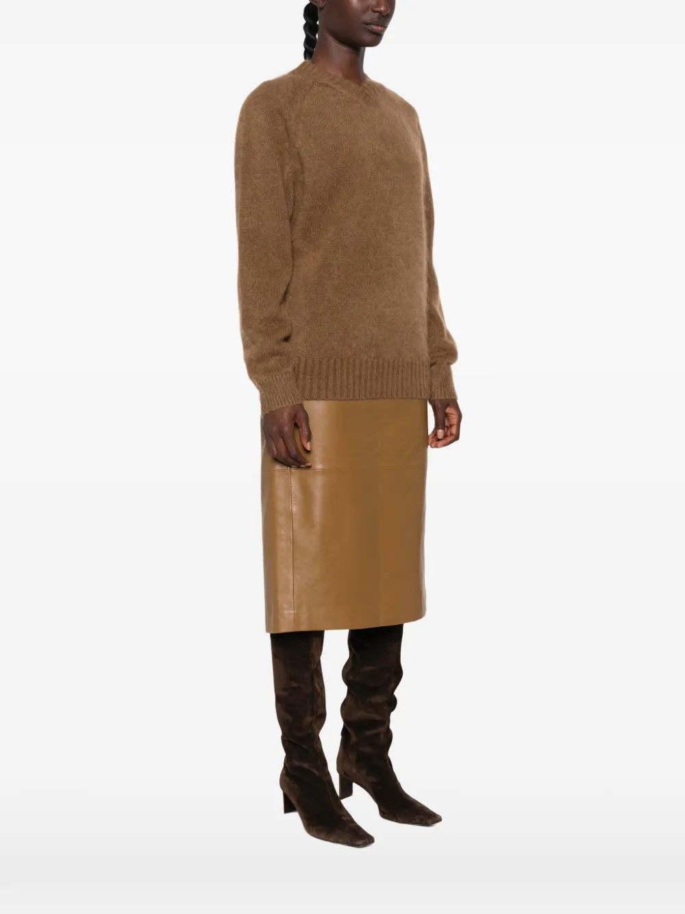 Dorothee Schumacher V-neck sweater Bruin