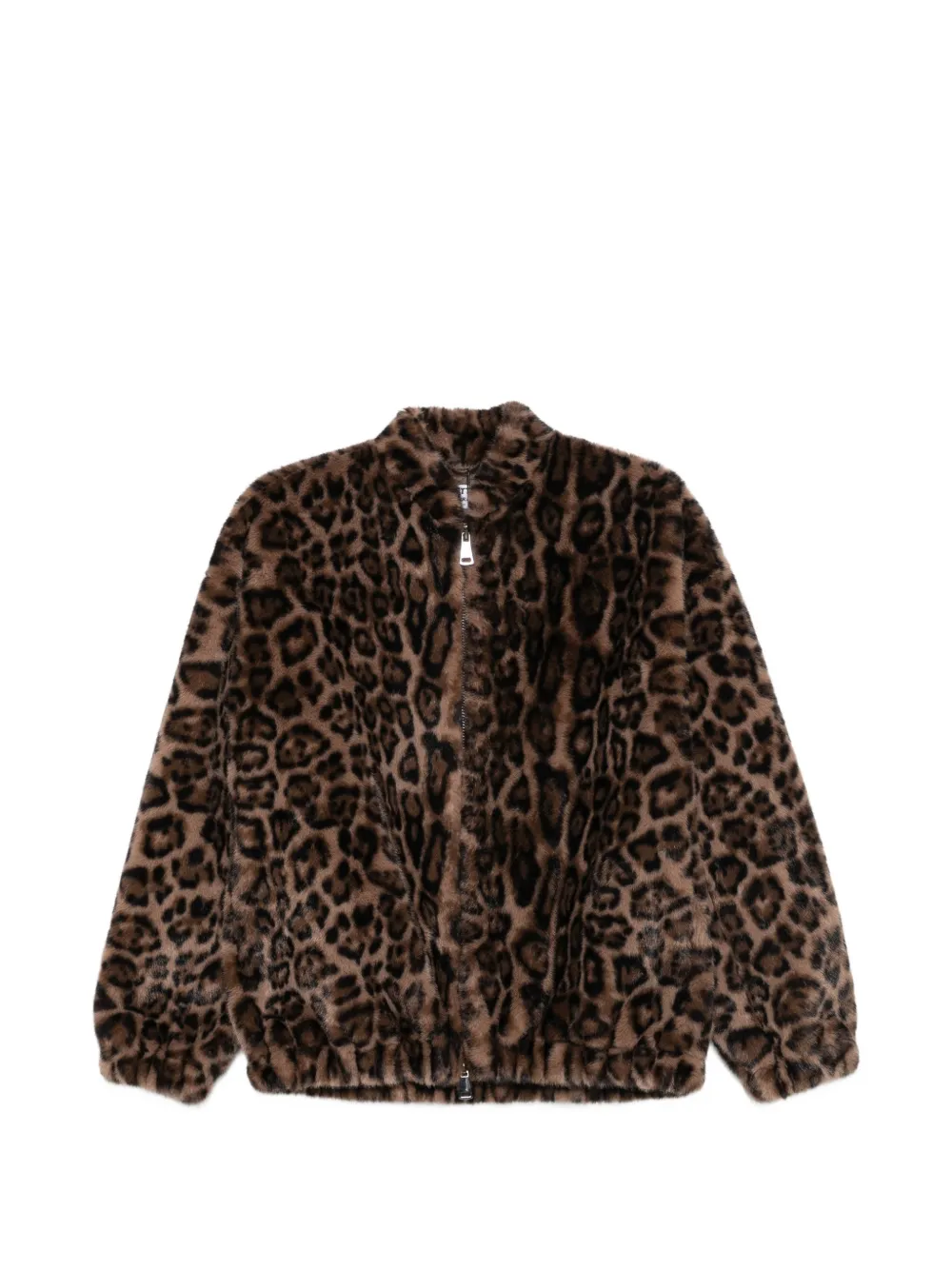 Betta Corradi Leopard-print Jacket In Brown