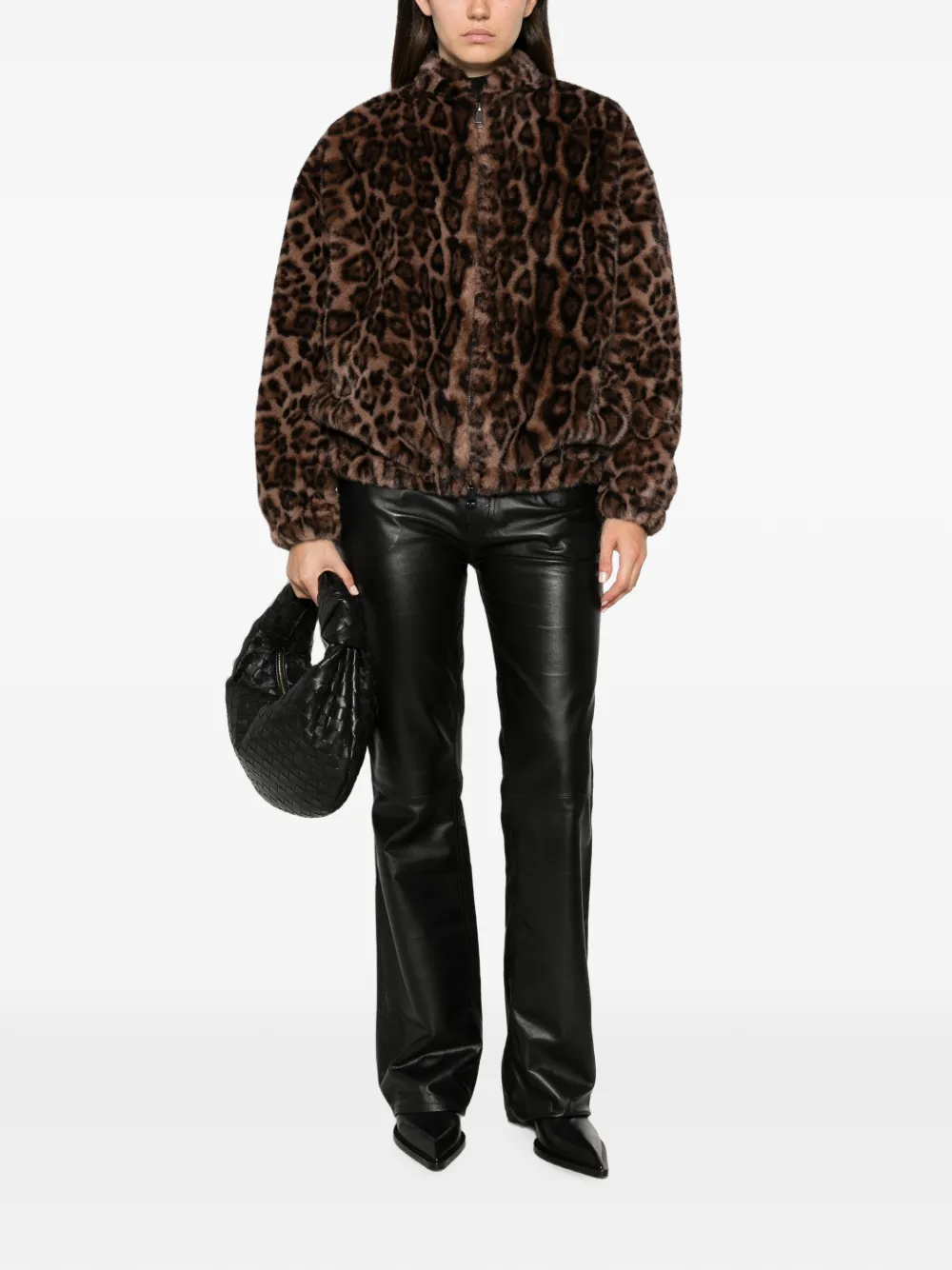 Betta Corradi Jack met luipaardprint Bruin