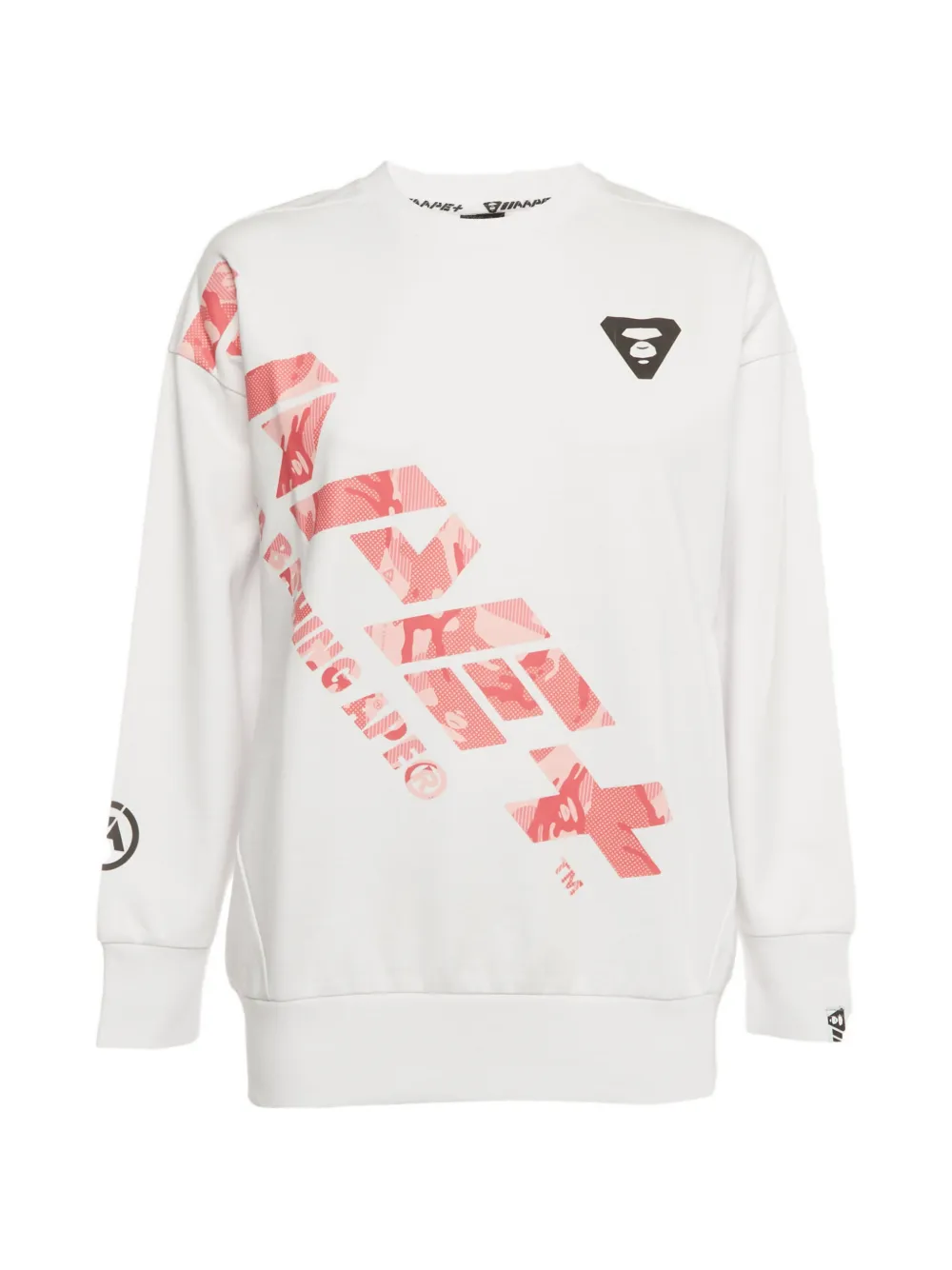 A BATHING APE® graphic-print sweatshirt - Bianco
