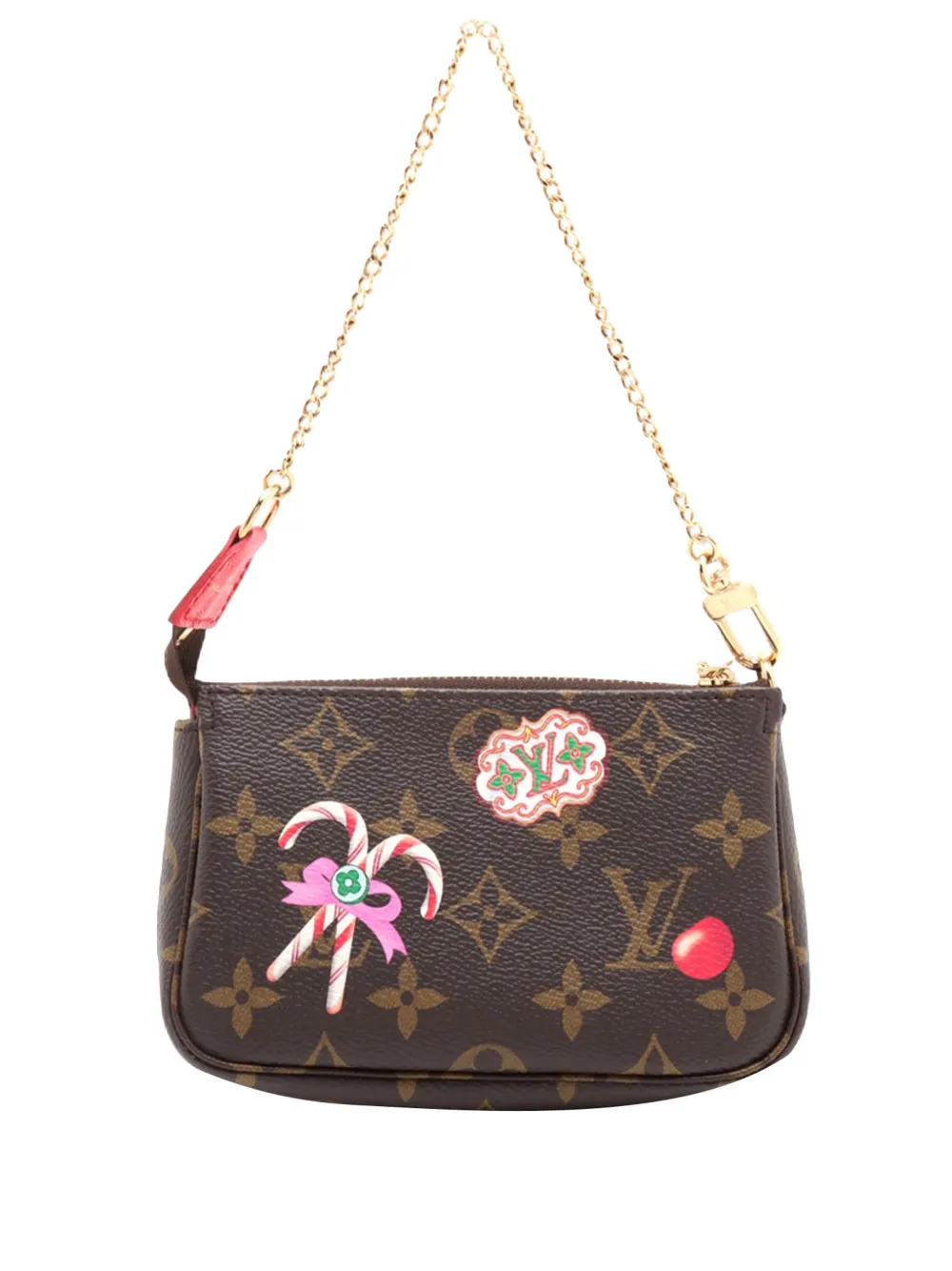 Louis Vuitton Pre-Owned 2000-2026 Louis Vuitton Monogram Mini Pochette Accessoires M12205 Brown shoulder bag - Marrone