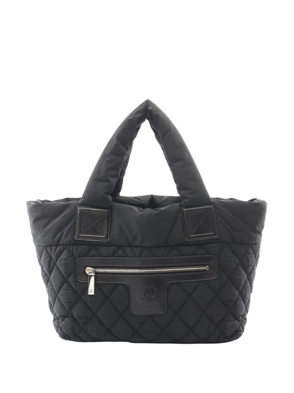 CHANEL Pre-Owned 2009-2010 Coco Cocoon Nylon tote bag - Nero
