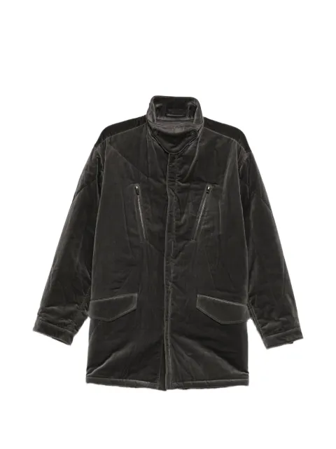 Yohji Yamamoto velvet padded jacket