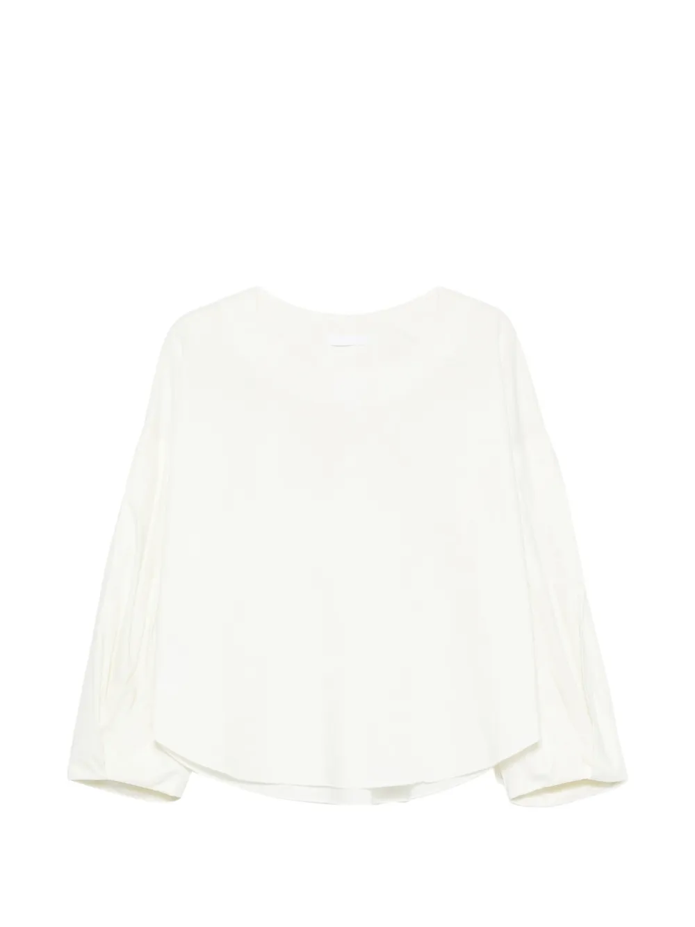 SUSANNE BOMMER balloon-sleeve top - Bianco
