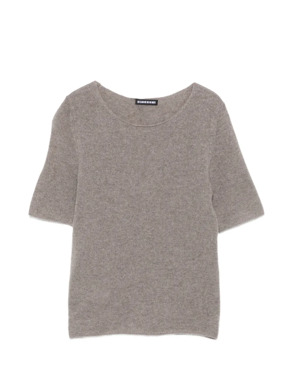 SUSANNE BOMMER ribbed short-sleeve sweater