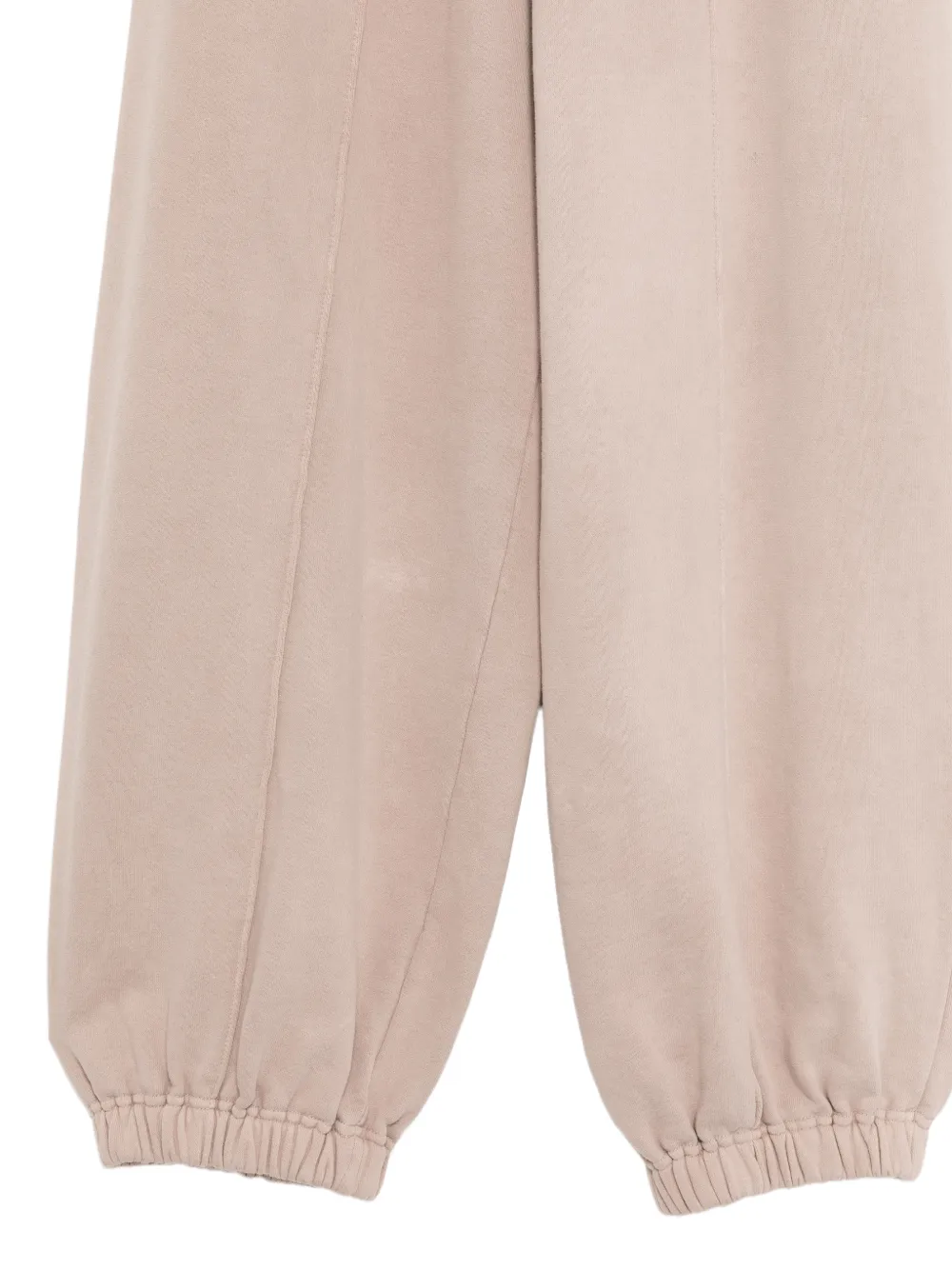 Yohji Yamamoto Badstof broek met dubbele taille Roze