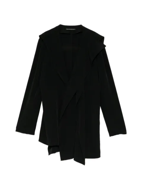 Yohji Yamamoto chamarra drapeada asimétrica