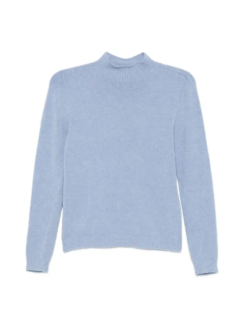 AROVESCIO high-neck rib-trimmed sweater