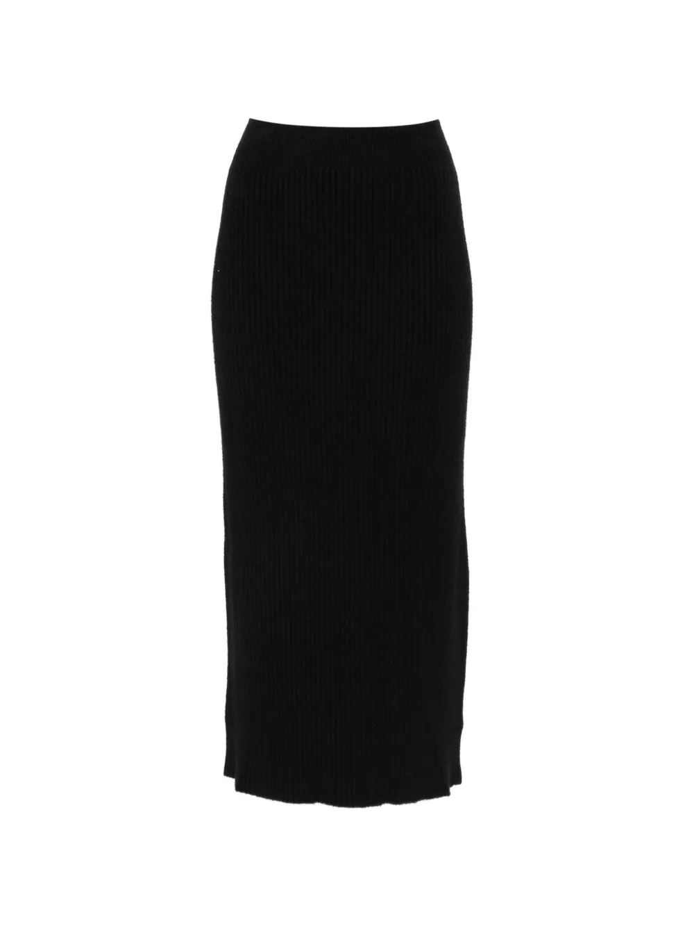 AROVESCIO ribbed-knit skirt