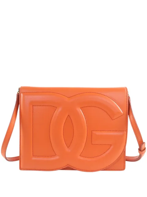 Dolce & Gabbana Pre-Owned 2022-2026 Leather DG Logo Flap crossbody bag