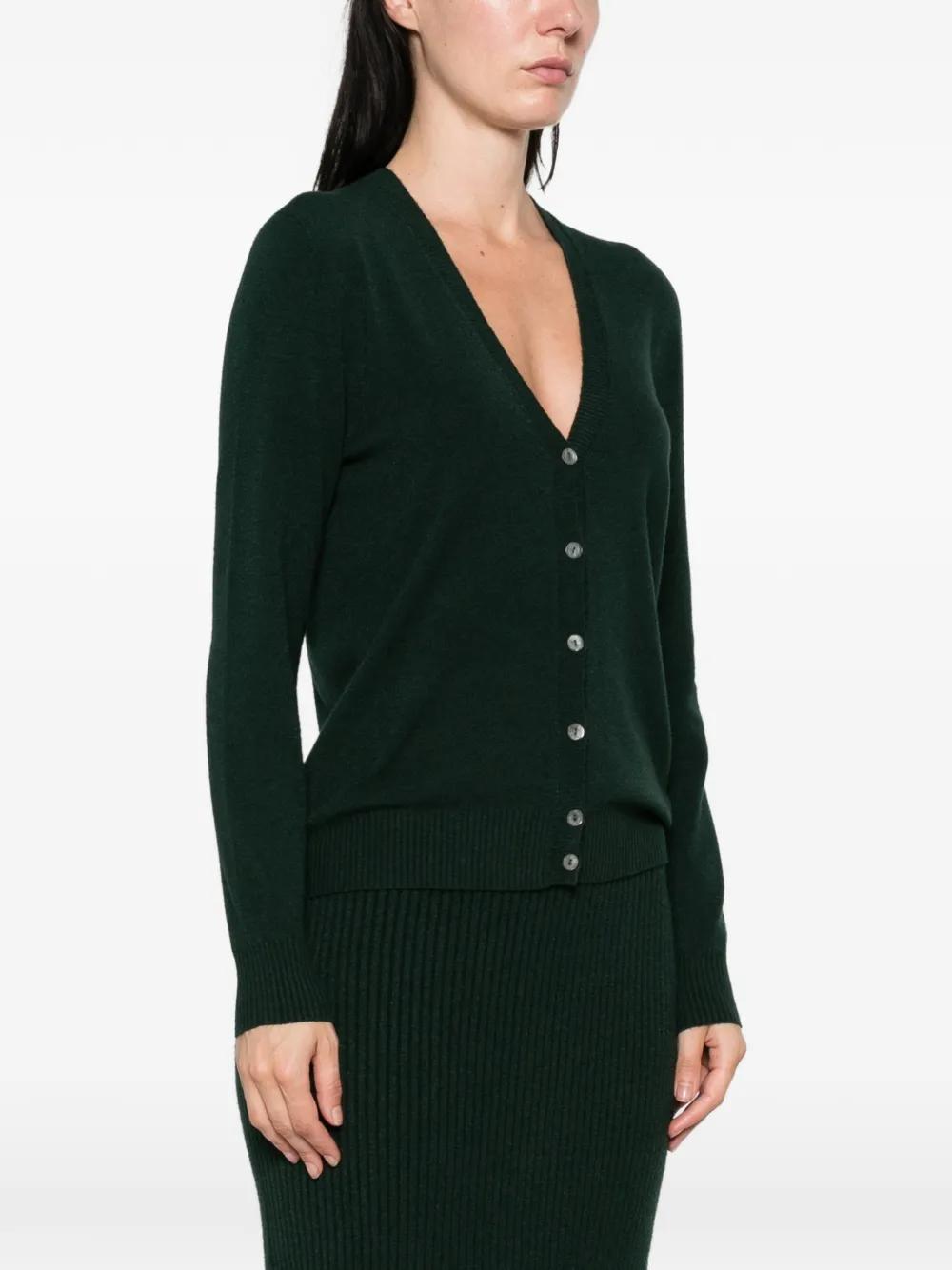 AROVESCIO Vest met V-hals Groen