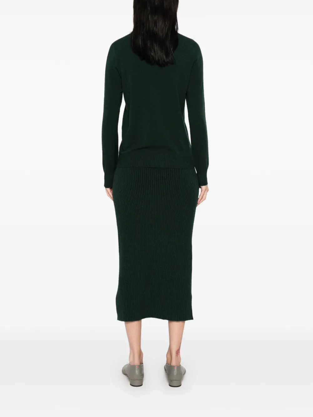 AROVESCIO Vest met V-hals Groen