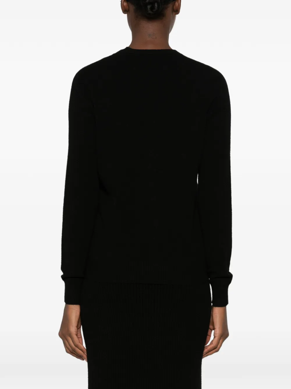 AROVESCIO Button-up vest Zwart