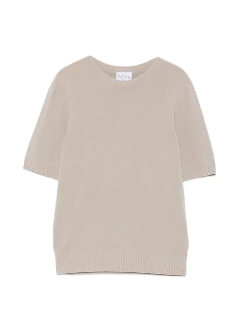 AROVESCIO pull à manches courtes