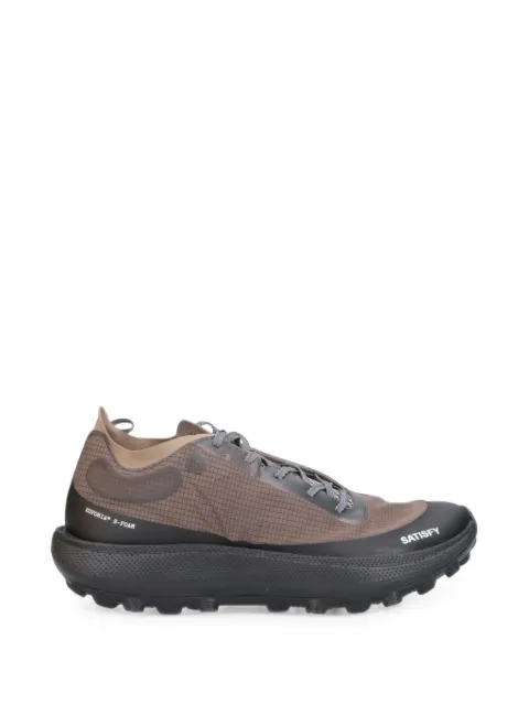 Satisfy The Rocker grid-pattern logo-print sneakers