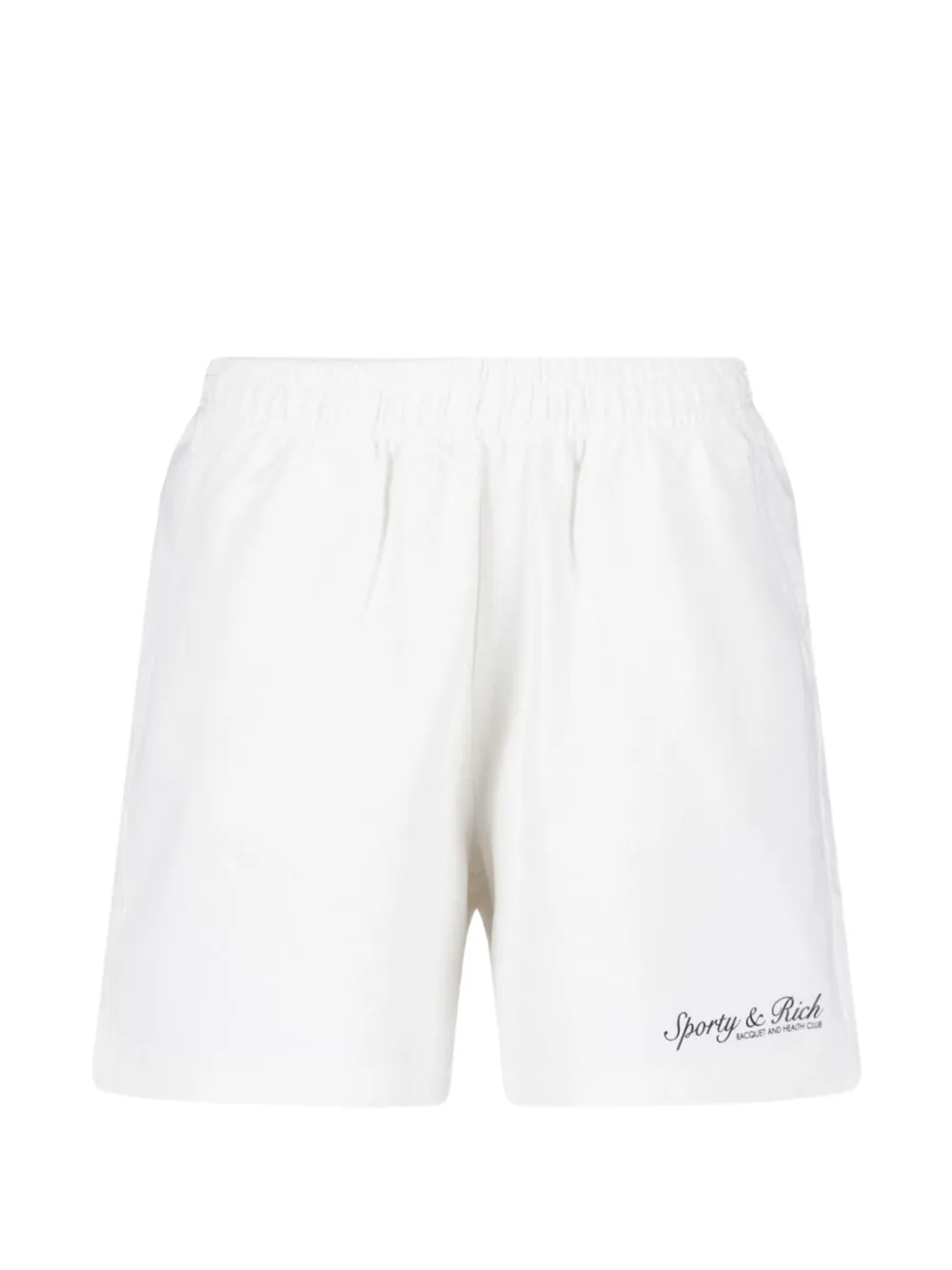 Sporty & Rich short Syracuse à logo imprimé - Blanc Sporty & Rich short Syracuse à logo imprimé - Blanc