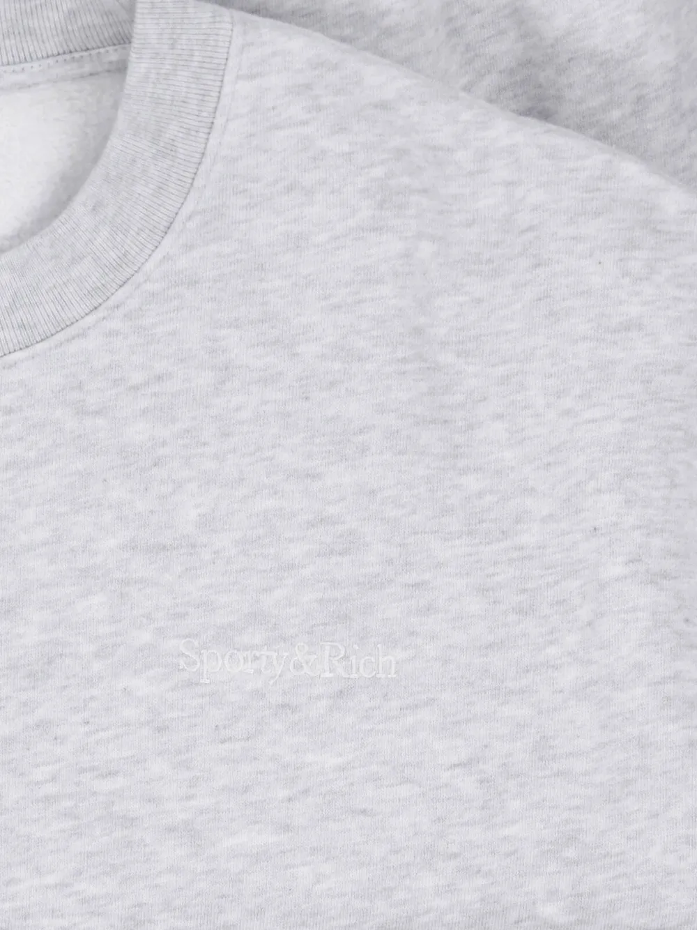 Sporty & Rich logo-print sweatshirt Grijs