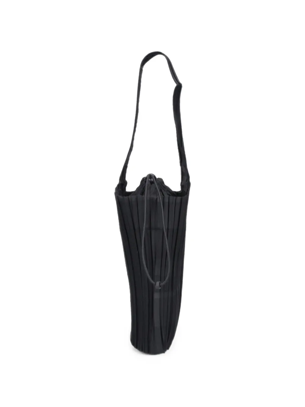 Pleats Please Issey Miyake Kleine Pleats Swan shopper Zwart