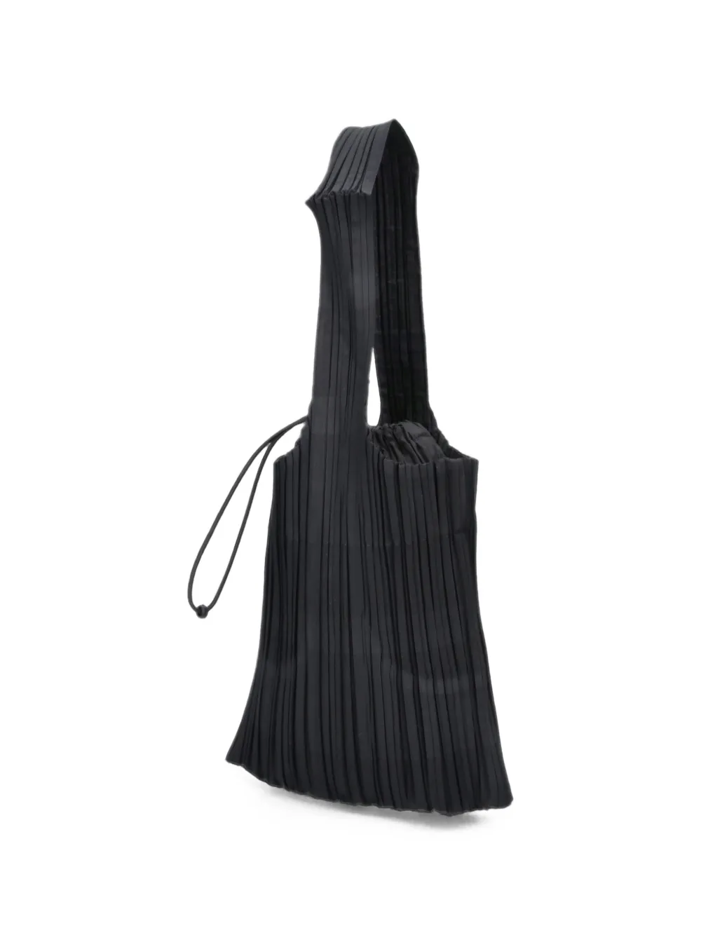 Pleats Please Issey Miyake Kleine Pleats Swan shopper Zwart