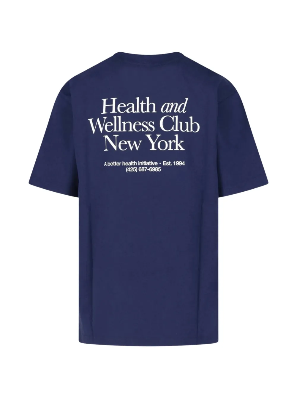 Sporty & Rich HWCNY katoenen T-shirt met logo-print Blauw