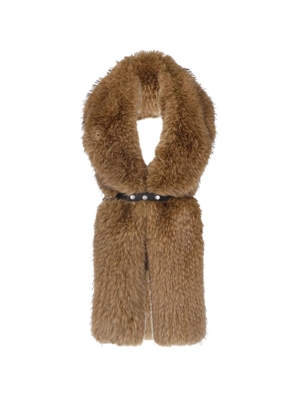 Moncler faux-fur hooded scarf