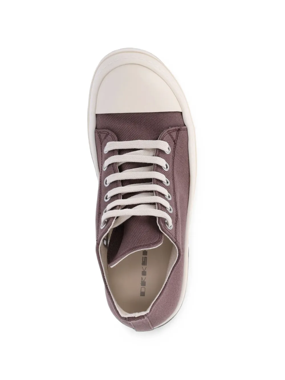 Rick Owens DRKSHDW low cotton-canvas sneakers Paars