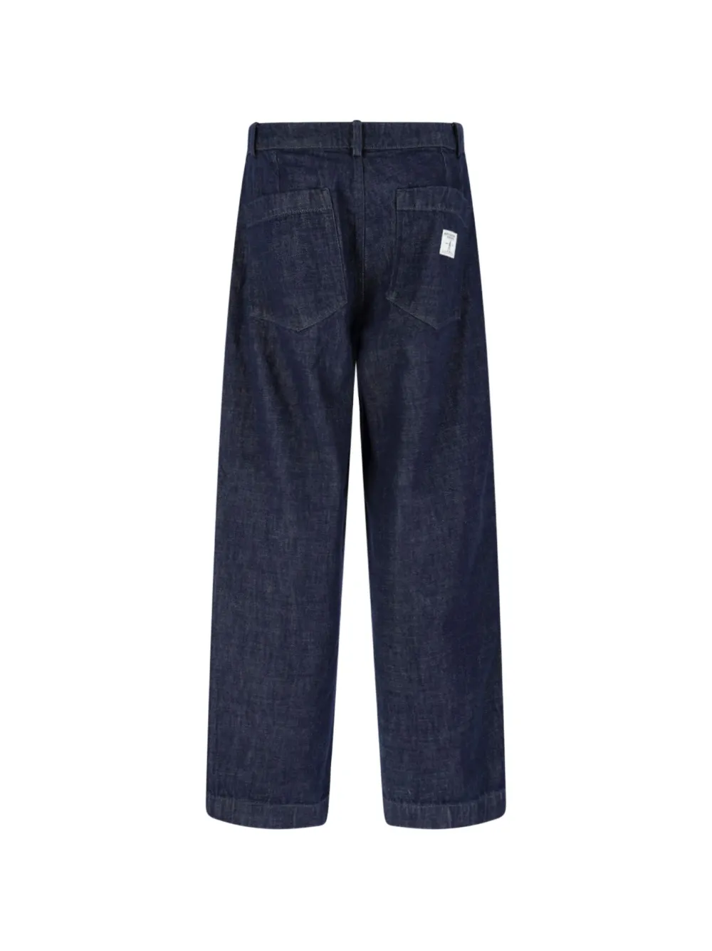 Roy Rogers Geplooide jeans met logo-patch Blauw
