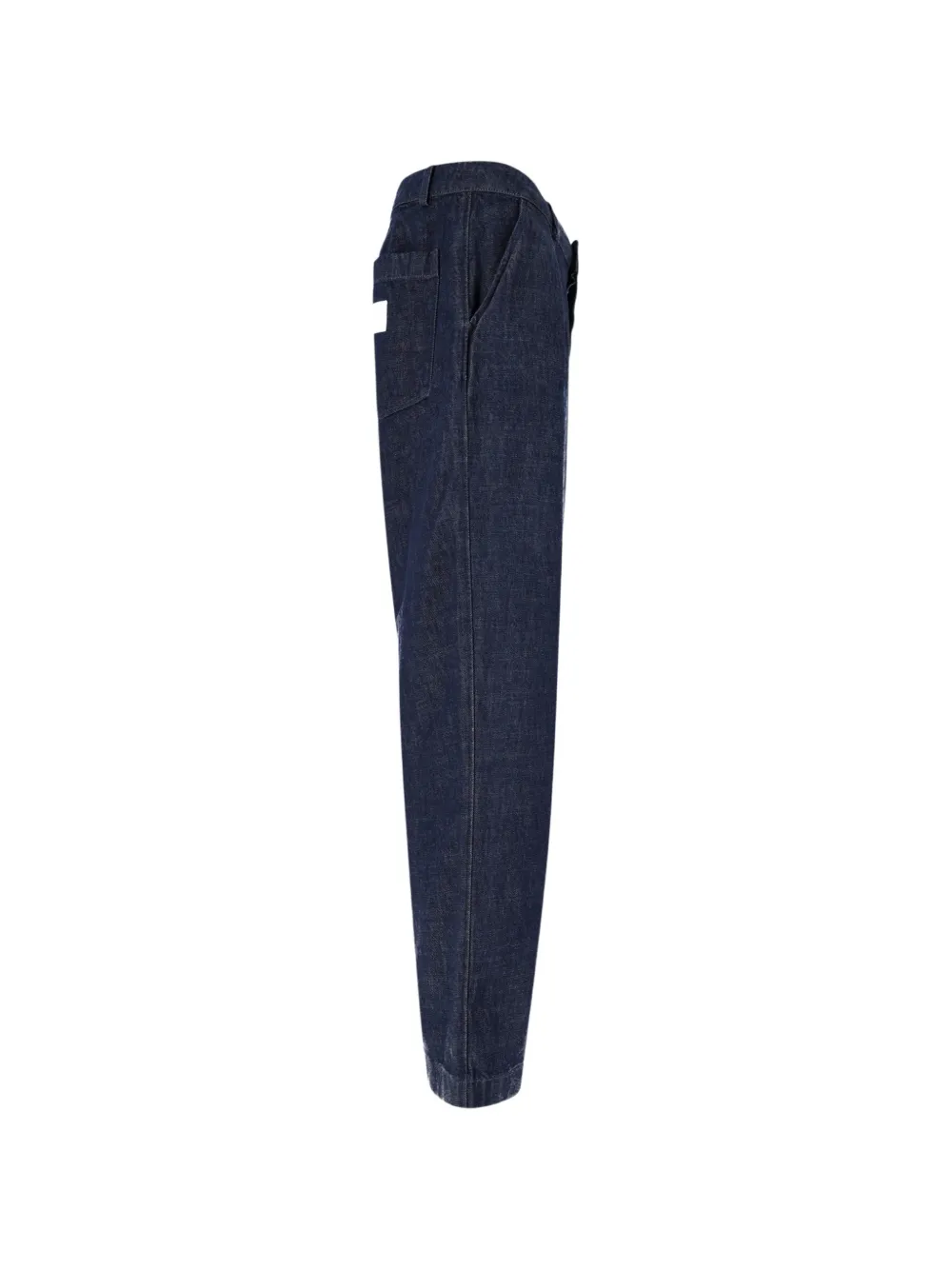 Roy Rogers Geplooide jeans met logo-patch Blauw