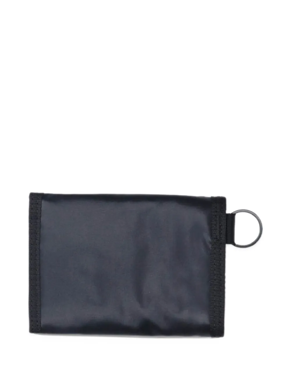 Porter-Yoshida & Co. logo-patch trifold wallet Zwart