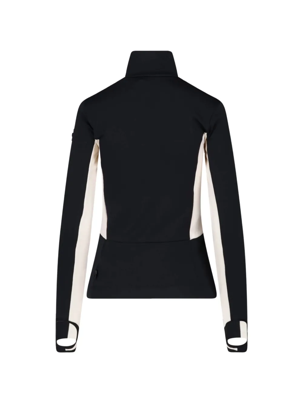 Moncler Grenoble panelled half-zip T-shirt Zwart
