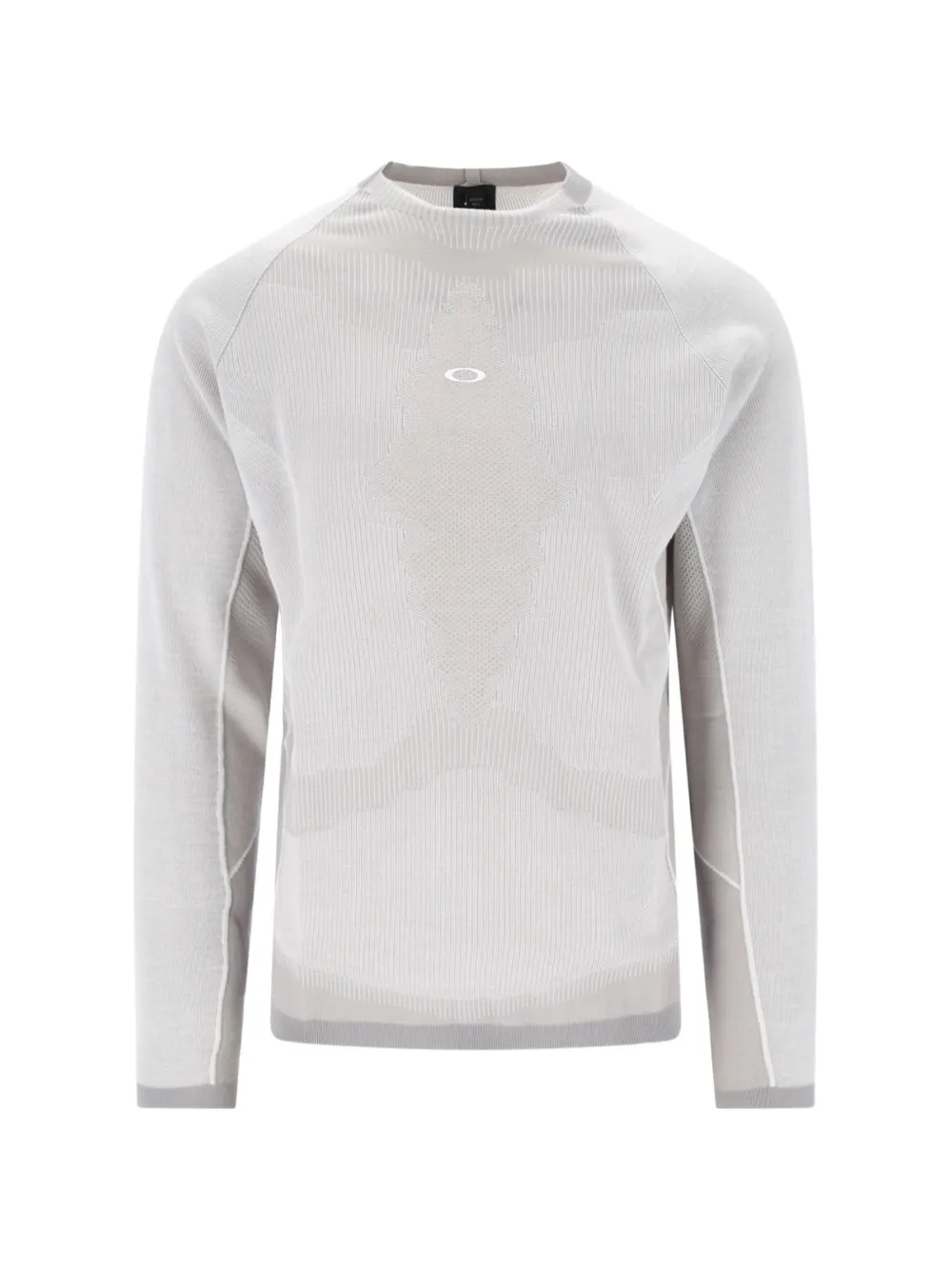 Oakley logo-detail patterned-jacquard sweater