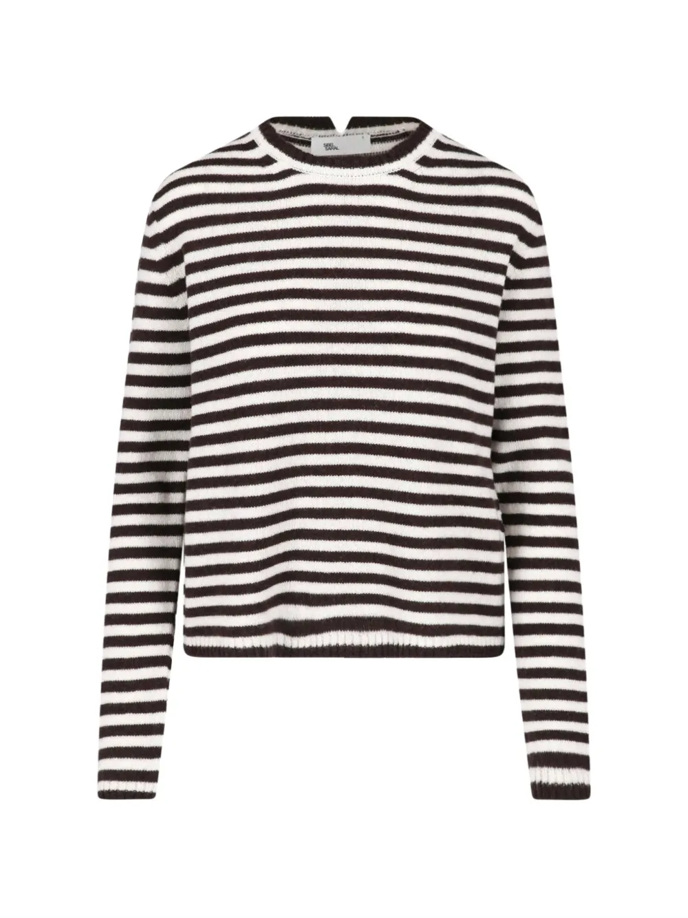 Sibel Saral horizontal-stripe sweater - Marron Sibel Saral horizontal-stripe sweater - Marron