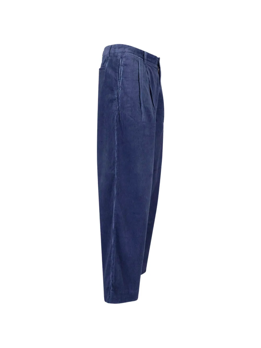 Paul Smith Ribfluwelen plooibroek Blauw