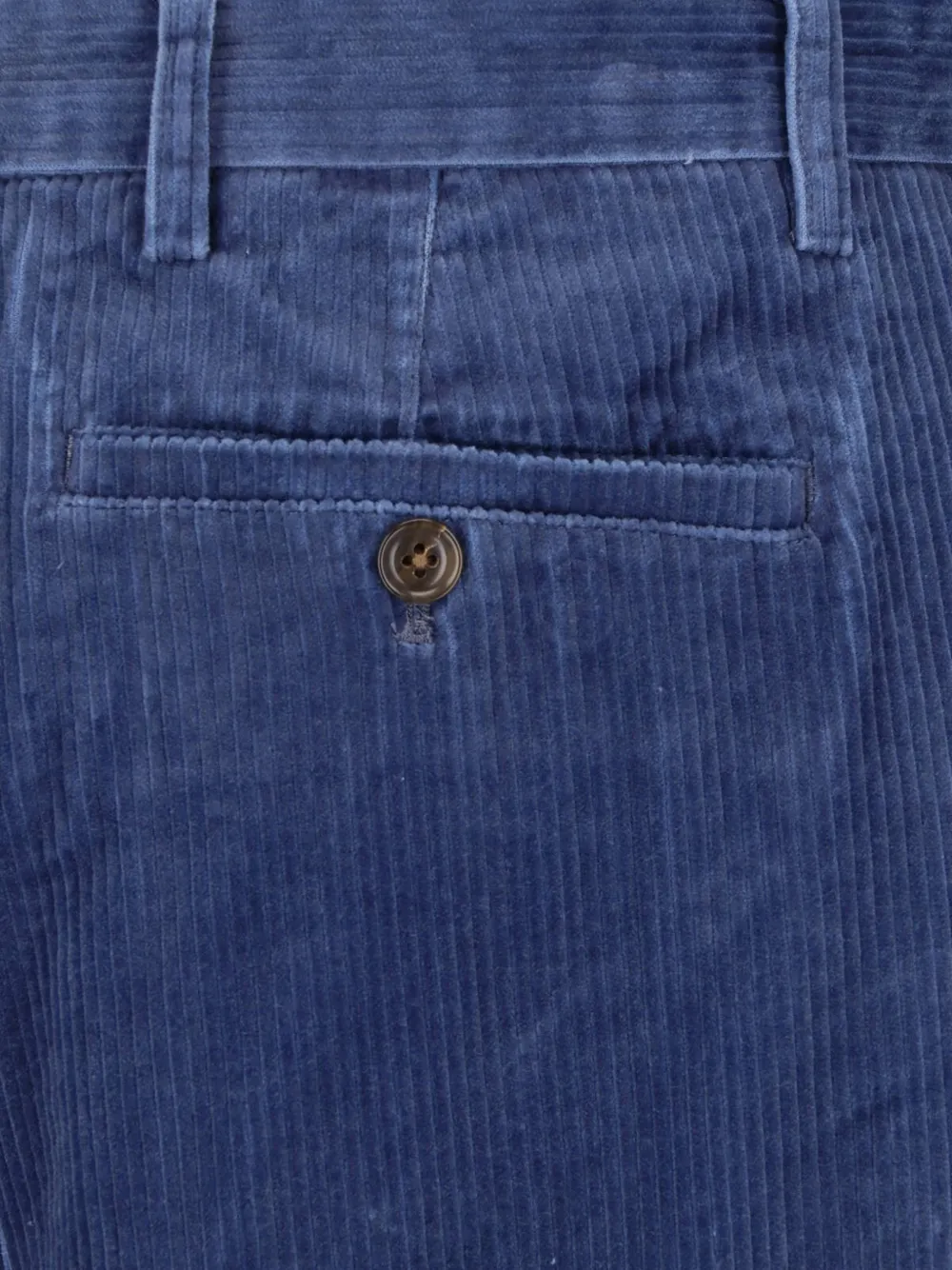 Paul Smith Ribfluwelen plooibroek Blauw