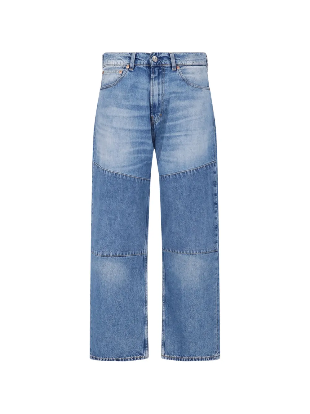 OUR LEGACY Third Cut patched jeans - Blu