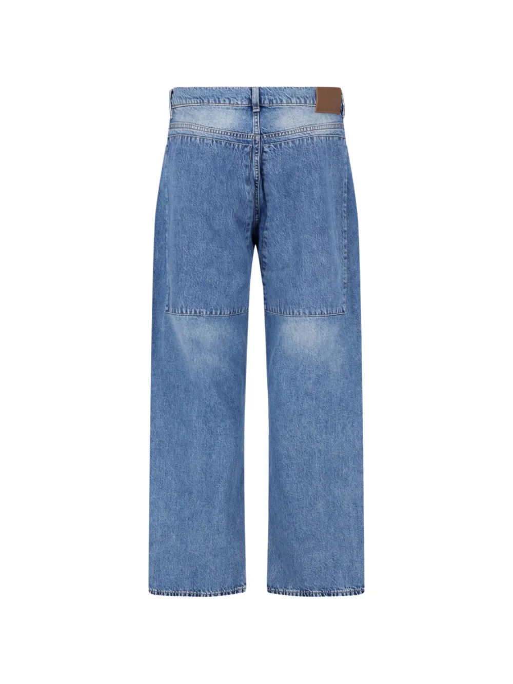 OUR LEGACY Jeans met logopatch Blauw