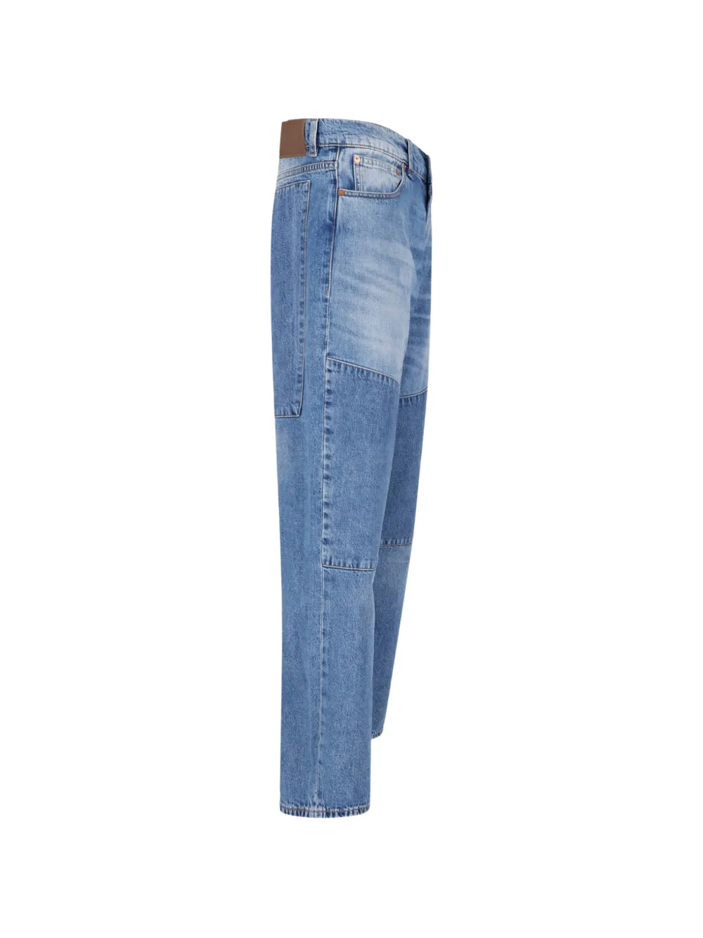 OUR LEGACY Jeans met logopatch Blauw