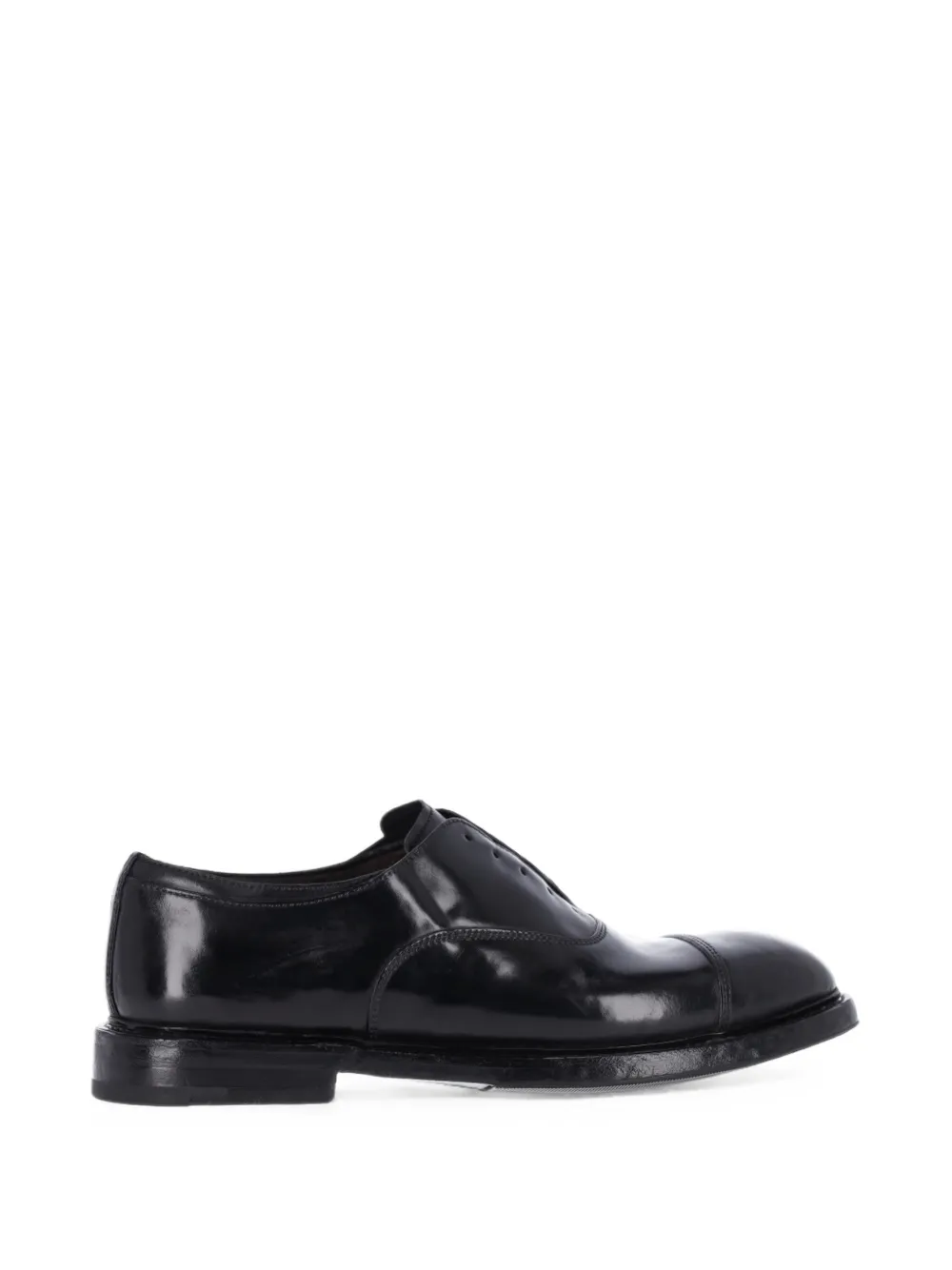 Premiata cap-toe leather brogues - Nero