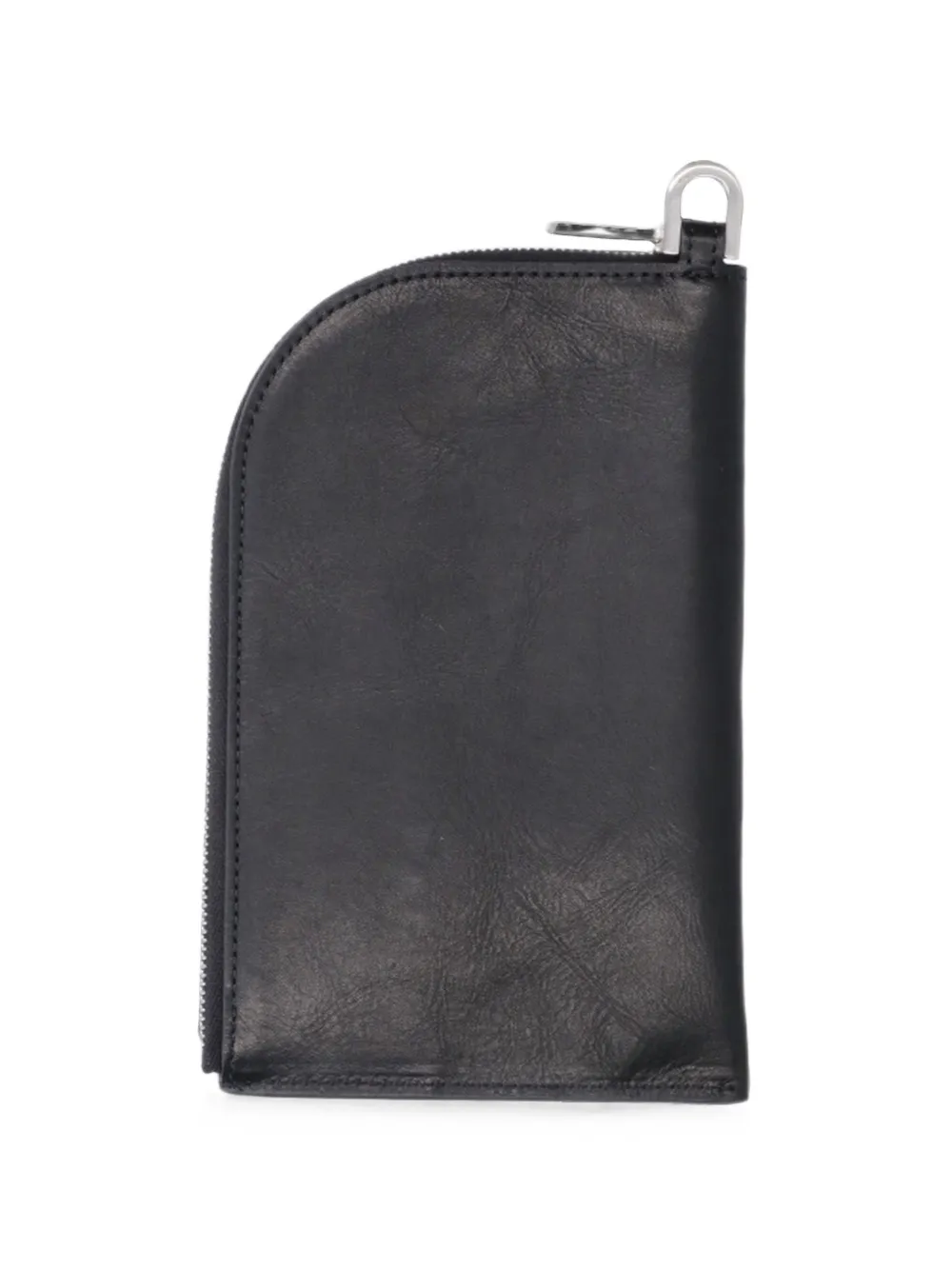 Rick Owens Leren portemonnee Zwart