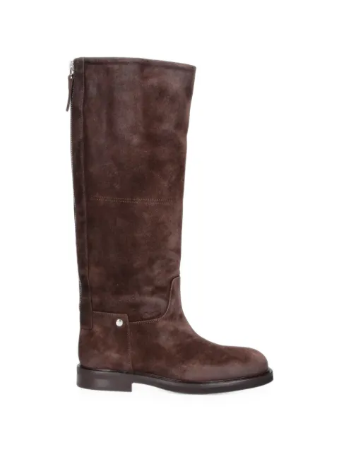 POEVE botas Eve de piel con cierre posterior